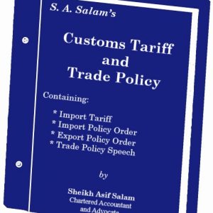 Customs Tariff and Trade Policy
